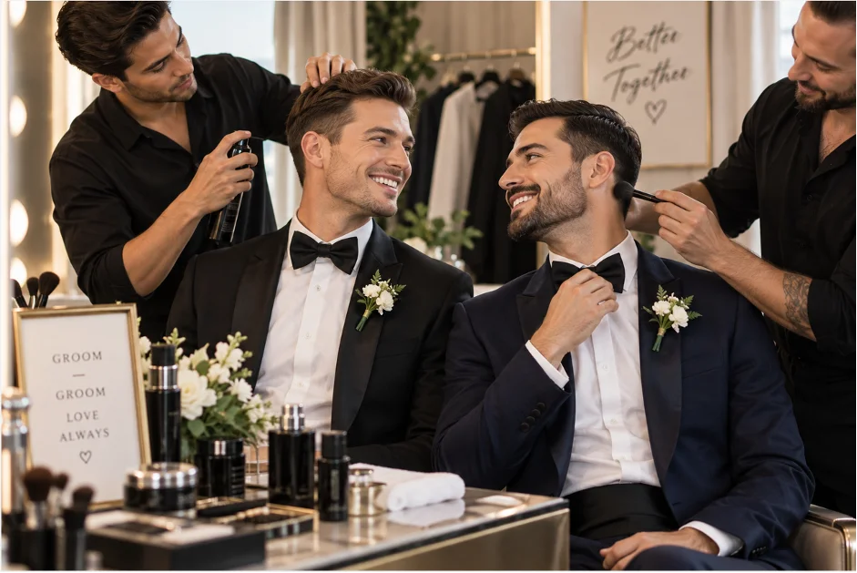 Gay Wedding Grooming